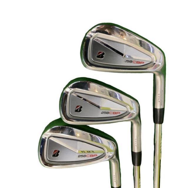 【中古】 ブリヂストン BRIDGESTONE 258CBP 6S アイアンセット IR 純正特注シャフト (フレックスS) メンズ 男性用 右利き 右用 Cランク ゴルフクラブ