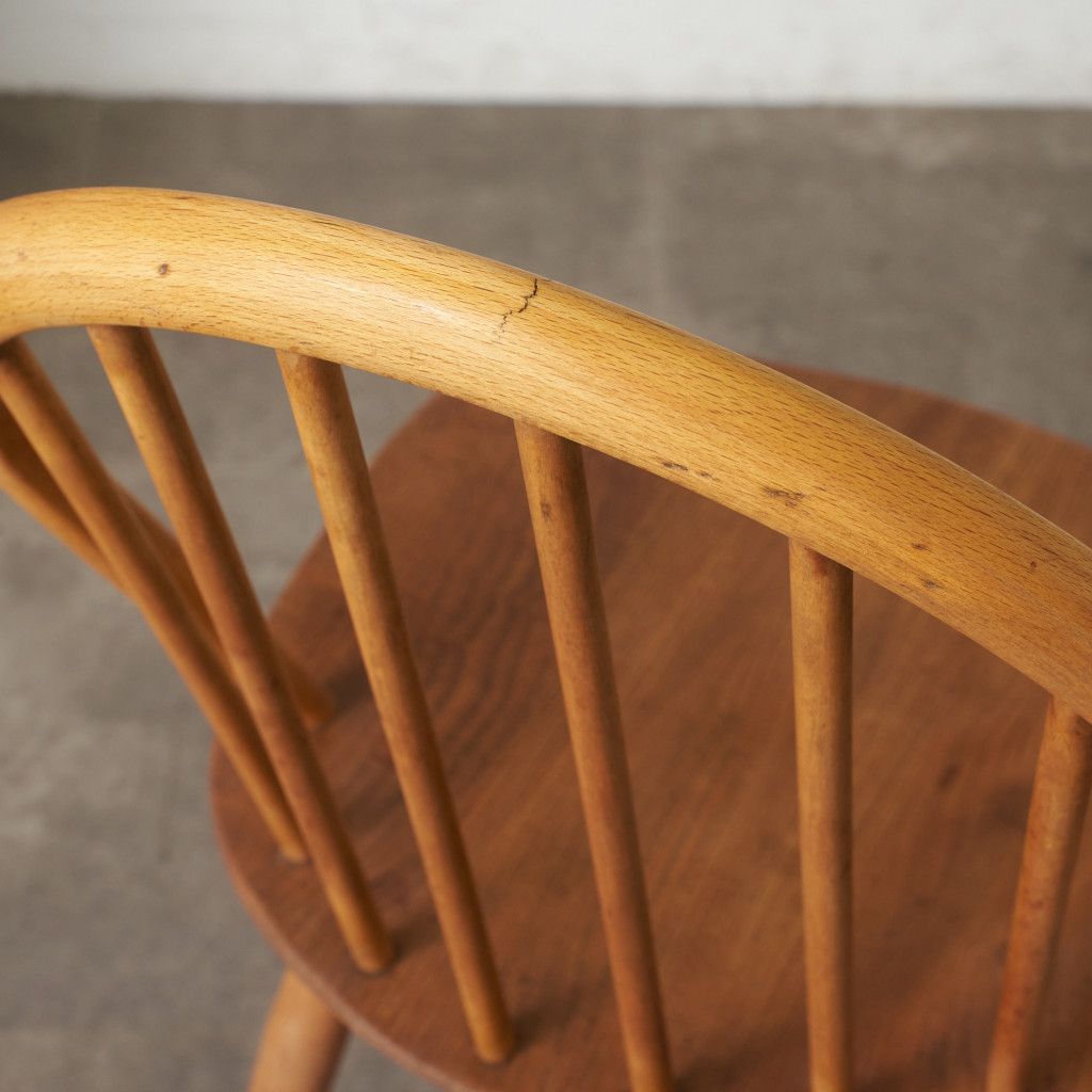 ercol フープバック チェア アーコール 英国 ヴィンテージ エルム ビーチ 椅子 ウィンザーチェア ダイニングチェア イギリス 92655