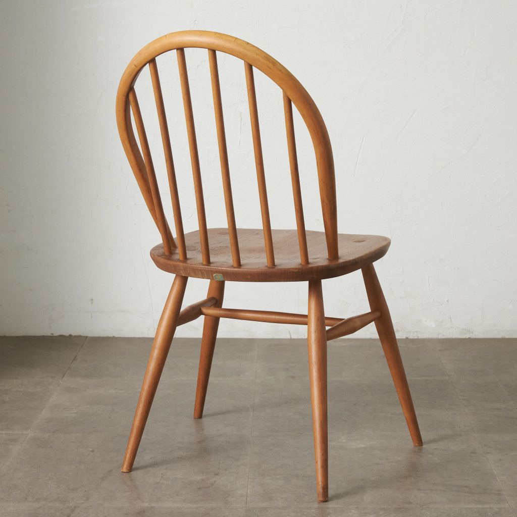 ercol フープバック チェア アーコール 英国 ヴィンテージ エルム ビーチ 椅子 ウィンザーチェア ダイニングチェア イギリス 92666