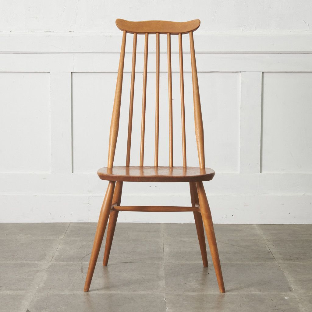 ERCOL ゴールドスミスチェア 英国 ヴィンテージ ダイニングチェア 椅子 ウィンザー チェア 木製 アーコール エルム ビンテージ 92668