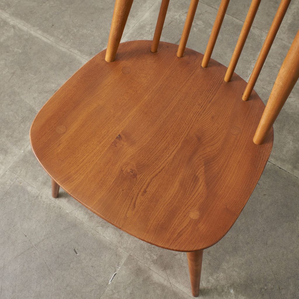 ERCOL ゴールドスミスチェア 英国 ヴィンテージ ダイニングチェア 椅子 ウィンザー チェア 木製 アーコール エルム ビンテージ 92668