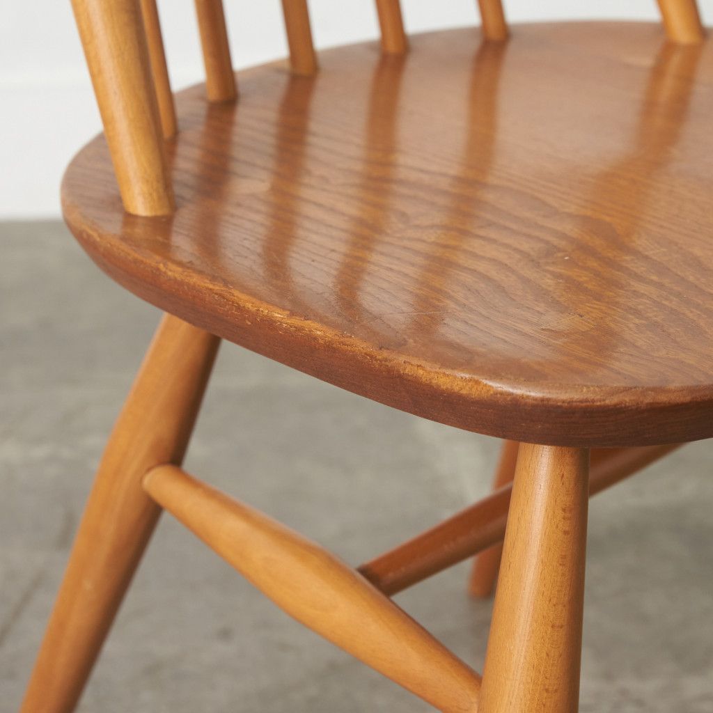ERCOL ゴールドスミスチェア 英国 ヴィンテージ ダイニングチェア 椅子 ウィンザー チェア 木製 アーコール エルム ビンテージ 92670