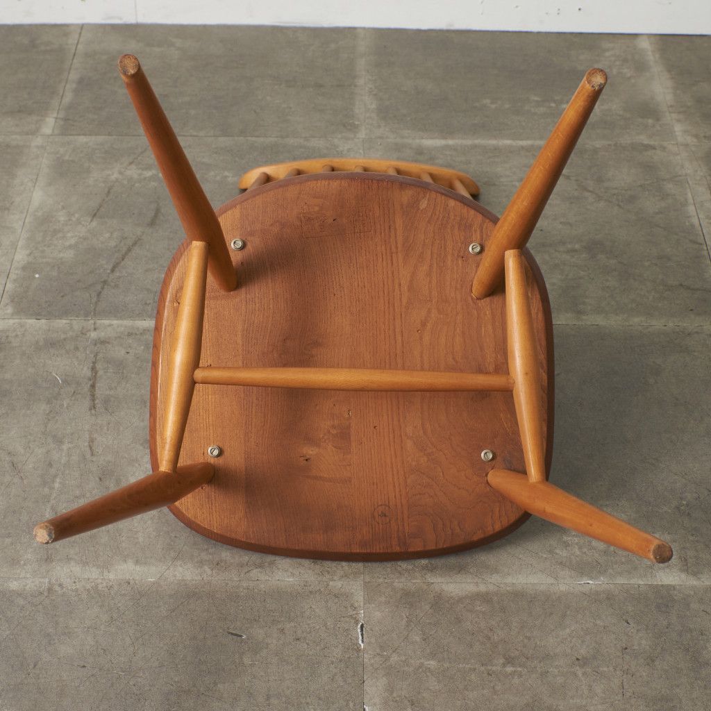 ERCOL ゴールドスミスチェア 英国 ヴィンテージ ダイニングチェア 椅子 ウィンザー チェア 木製 アーコール エルム ビンテージ 92670