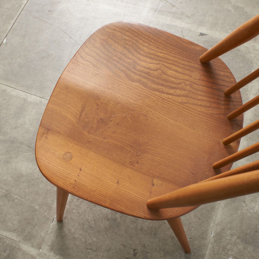 ERCOL ゴールドスミスチェア 英国 ヴィンテージ ダイニングチェア 椅子 ウィンザー チェア 木製 アーコール エルム ビンテージ 92670