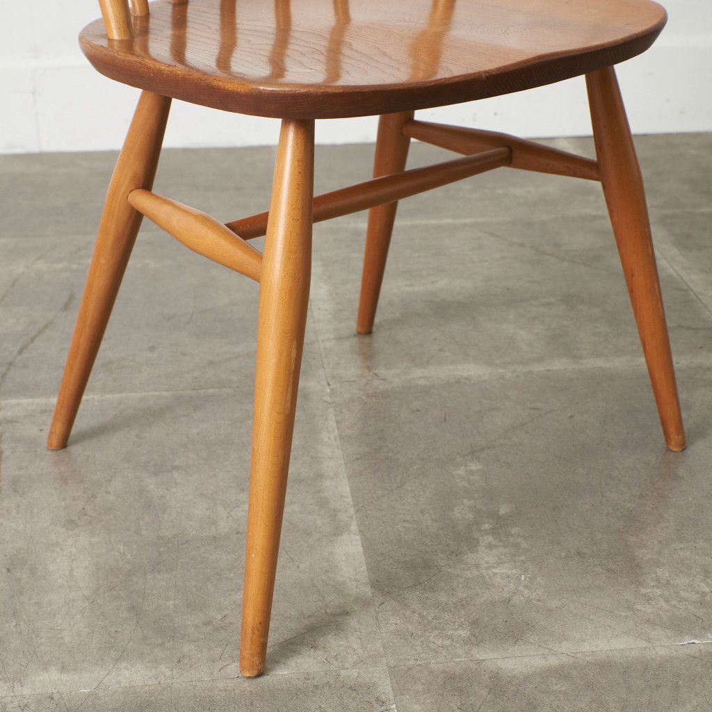 ERCOL ゴールドスミスチェア 英国 ヴィンテージ ダイニングチェア 椅子 ウィンザー チェア 木製 アーコール エルム ビンテージ 92670