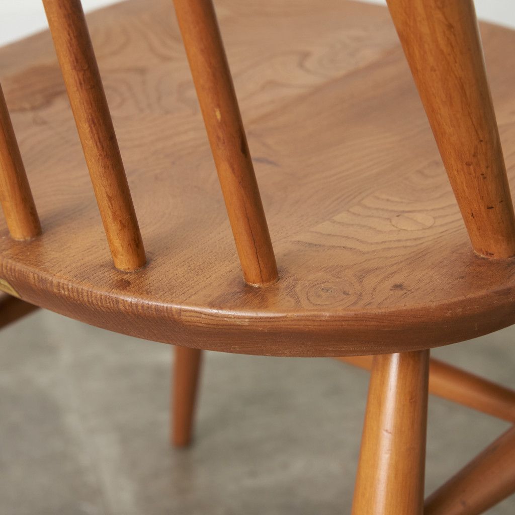 ERCOL ゴールドスミスチェア 英国 ヴィンテージ ダイニングチェア 椅子 ウィンザー チェア 木製 アーコール エルム ビンテージ 92673