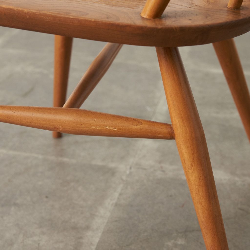 ERCOL ゴールドスミスチェア 英国 ヴィンテージ ダイニングチェア 椅子 ウィンザー チェア 木製 アーコール エルム ビンテージ 92673