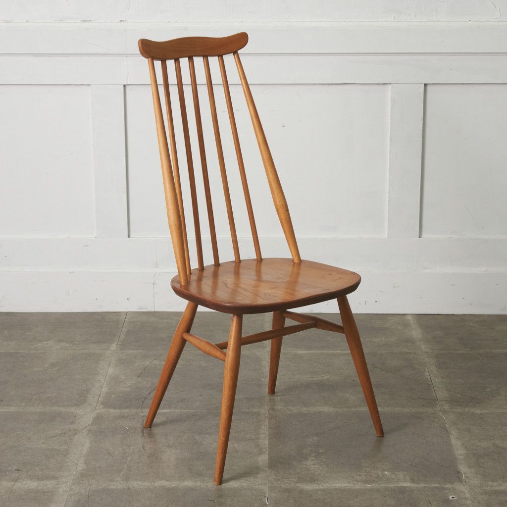 ERCOL ゴールドスミスチェア 英国 ヴィンテージ ダイニングチェア 椅子 ウィンザー チェア 木製 アーコール エルム ビンテージ 92674