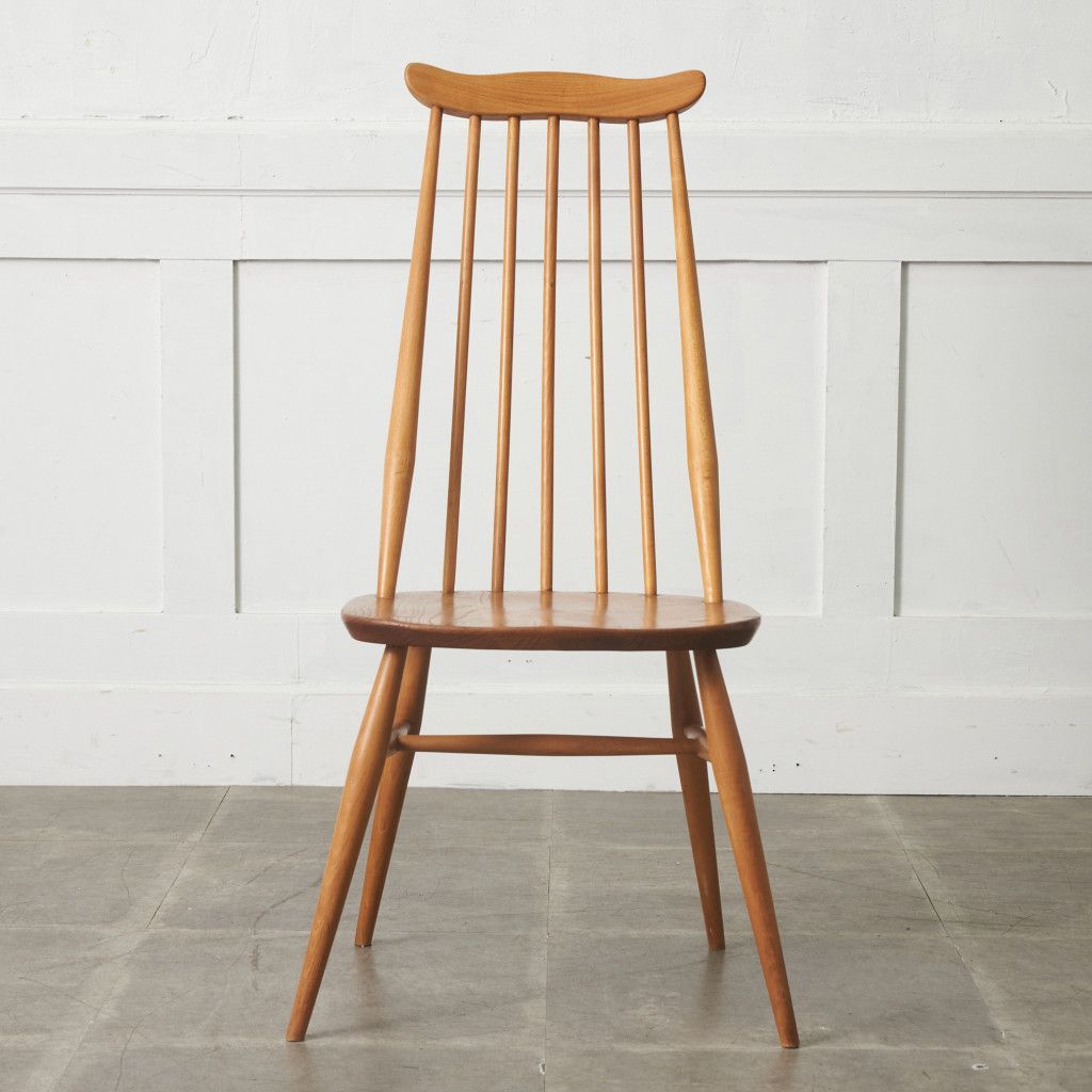ERCOL ゴールドスミスチェア 英国 ヴィンテージ ダイニングチェア 椅子 ウィンザー チェア 木製 アーコール エルム ビンテージ 92674