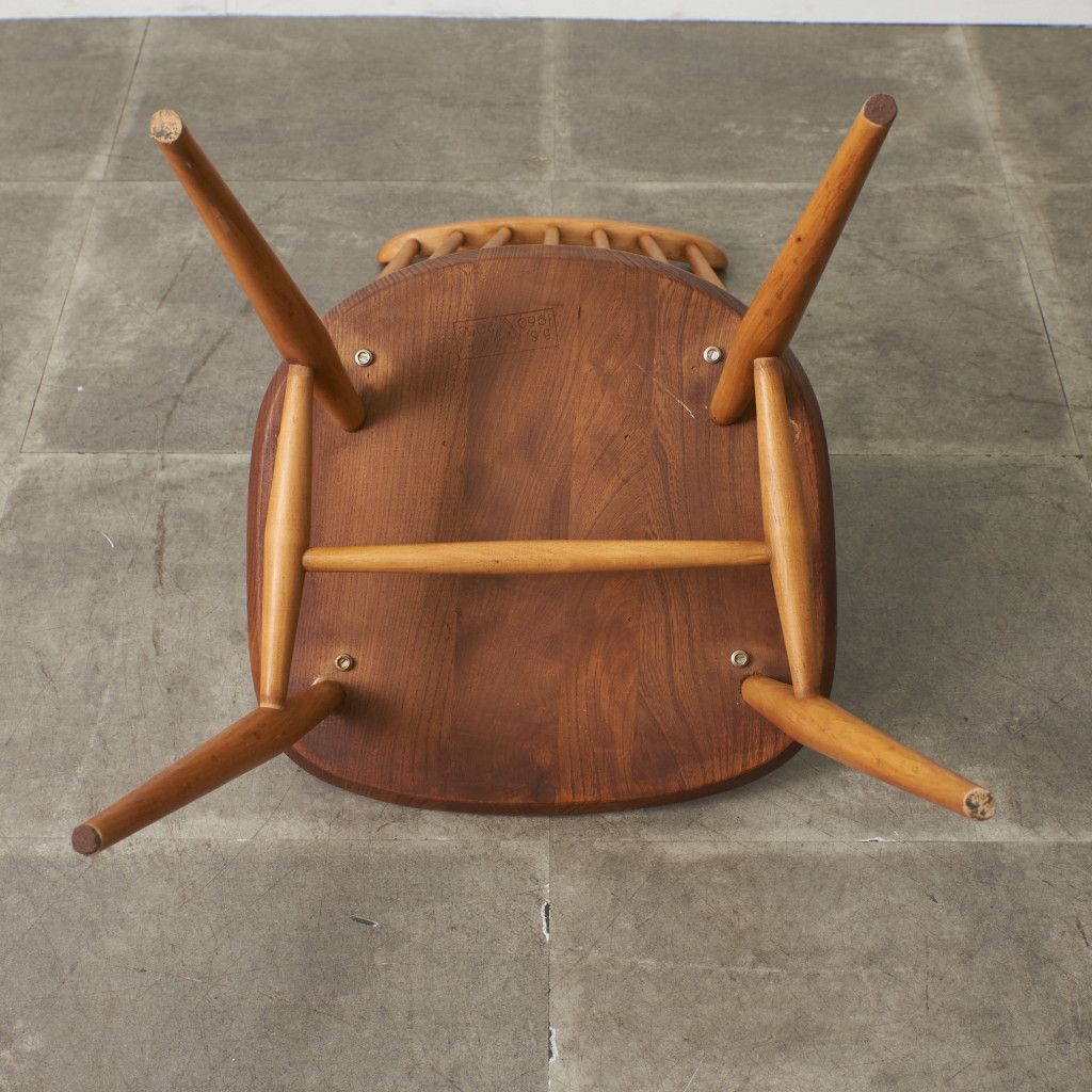 ERCOL ゴールドスミスチェア 英国 ヴィンテージ ダイニングチェア 椅子 ウィンザー チェア 木製 アーコール エルム ビンテージ 92674