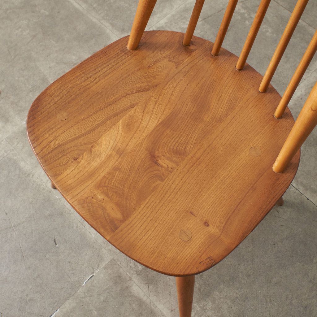 ERCOL ゴールドスミスチェア 英国 ヴィンテージ ダイニングチェア 椅子 ウィンザー チェア 木製 アーコール エルム ビンテージ 92674
