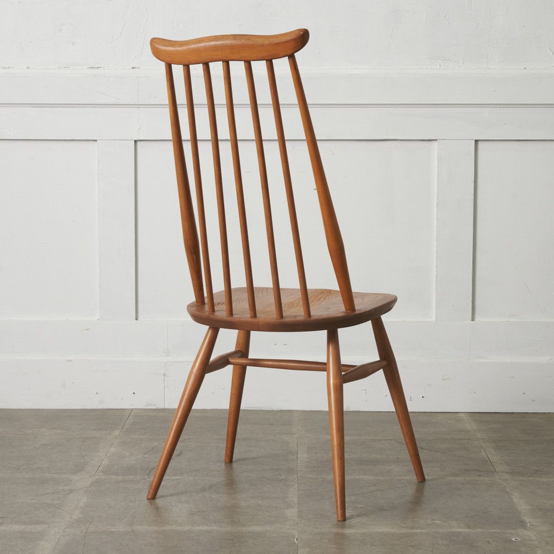 ERCOL ゴールドスミスチェア 英国 ヴィンテージ ダイニングチェア 椅子 ウィンザー チェア 木製 アーコール エルム ビンテージ 92675