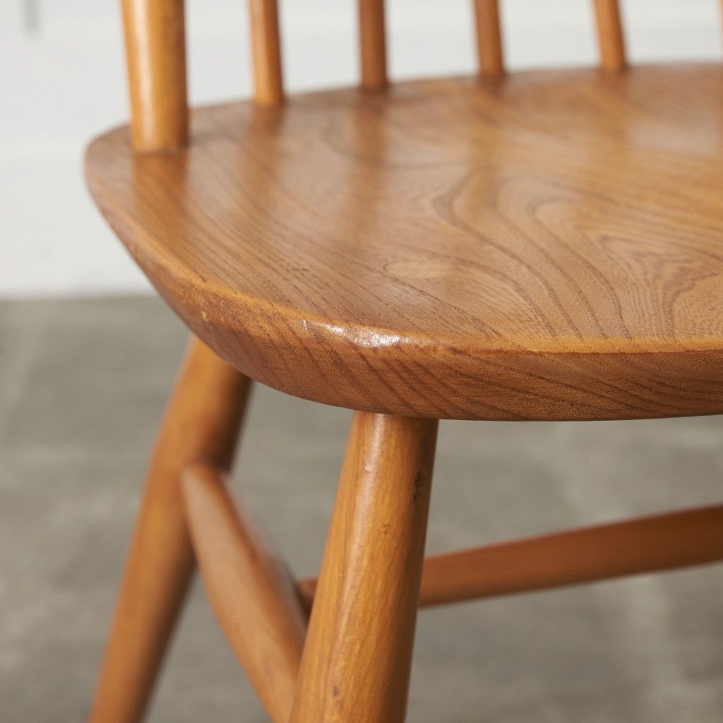 ERCOL ゴールドスミスチェア 英国 ヴィンテージ ダイニングチェア 椅子 ウィンザー チェア 木製 アーコール エルム ビンテージ 92675