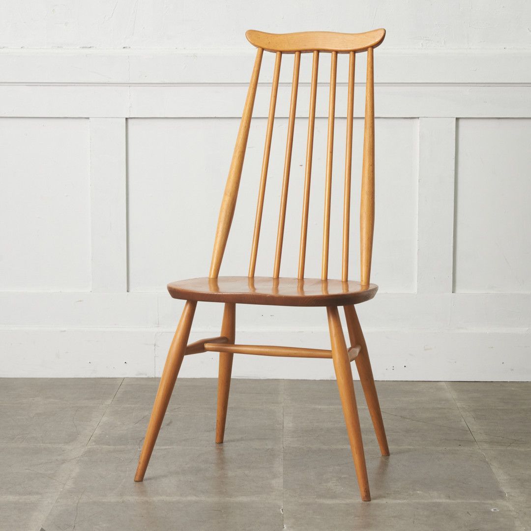 ERCOL ゴールドスミスチェア 英国 ヴィンテージ ダイニングチェア 椅子 ウィンザー チェア 木製 アーコール エルム ビンテージ 92676