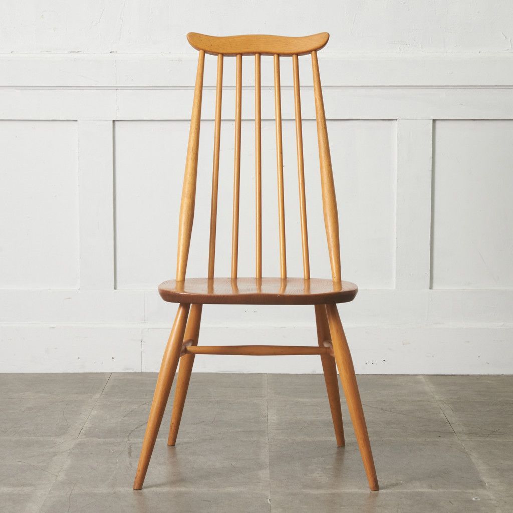 ERCOL ゴールドスミスチェア 英国 ヴィンテージ ダイニングチェア 椅子 ウィンザー チェア 木製 アーコール エルム ビンテージ 92676