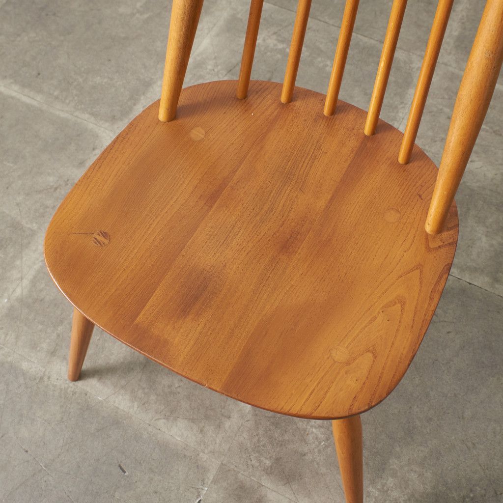 ERCOL ゴールドスミスチェア 英国 ヴィンテージ ダイニングチェア 椅子 ウィンザー チェア 木製 アーコール エルム ビンテージ 92676