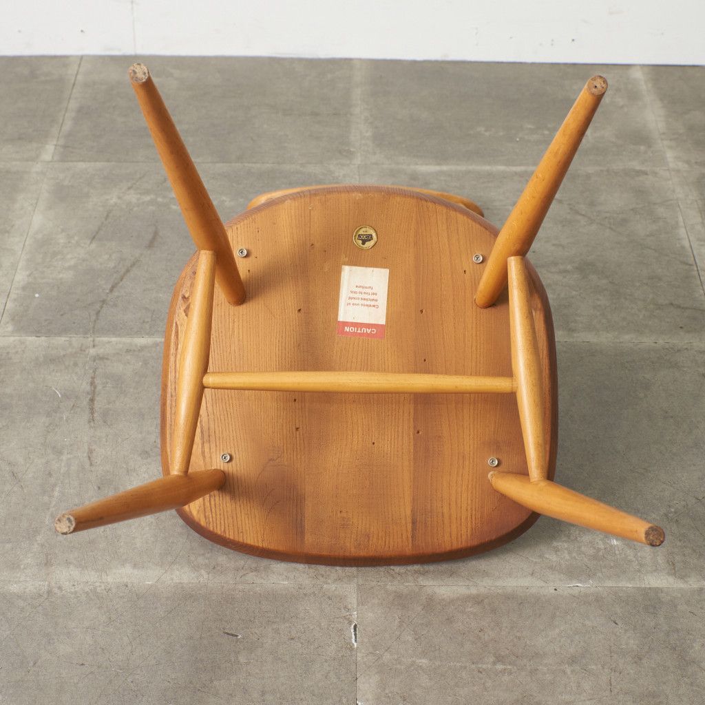 ERCOL ゴールドスミスチェア 英国 ヴィンテージ ダイニングチェア 椅子 ウィンザー チェア 木製 アーコール エルム ビンテージ 92676