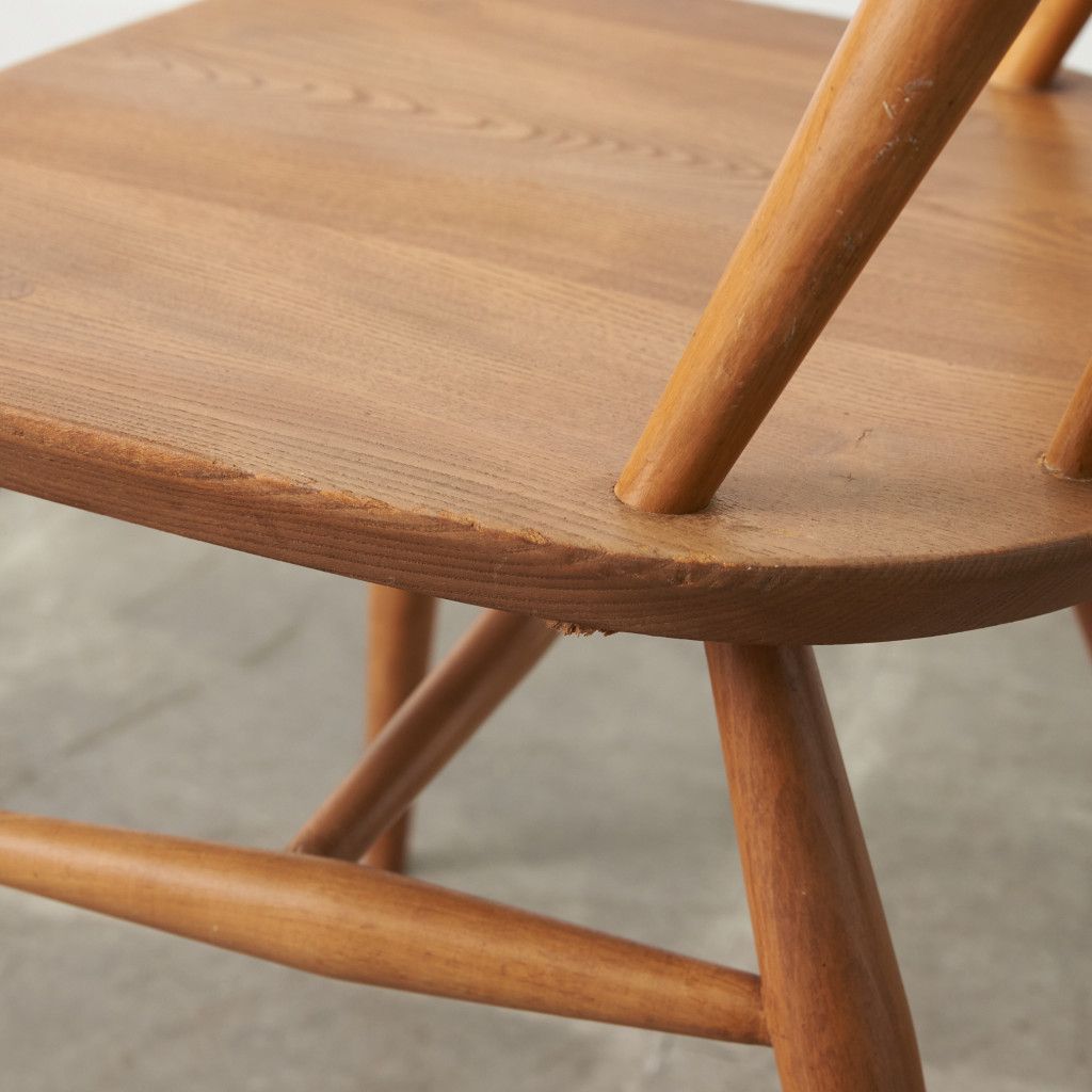 ERCOL ゴールドスミスチェア 英国 ヴィンテージ ダイニングチェア 椅子 ウィンザー チェア 木製 アーコール エルム ビンテージ 92678