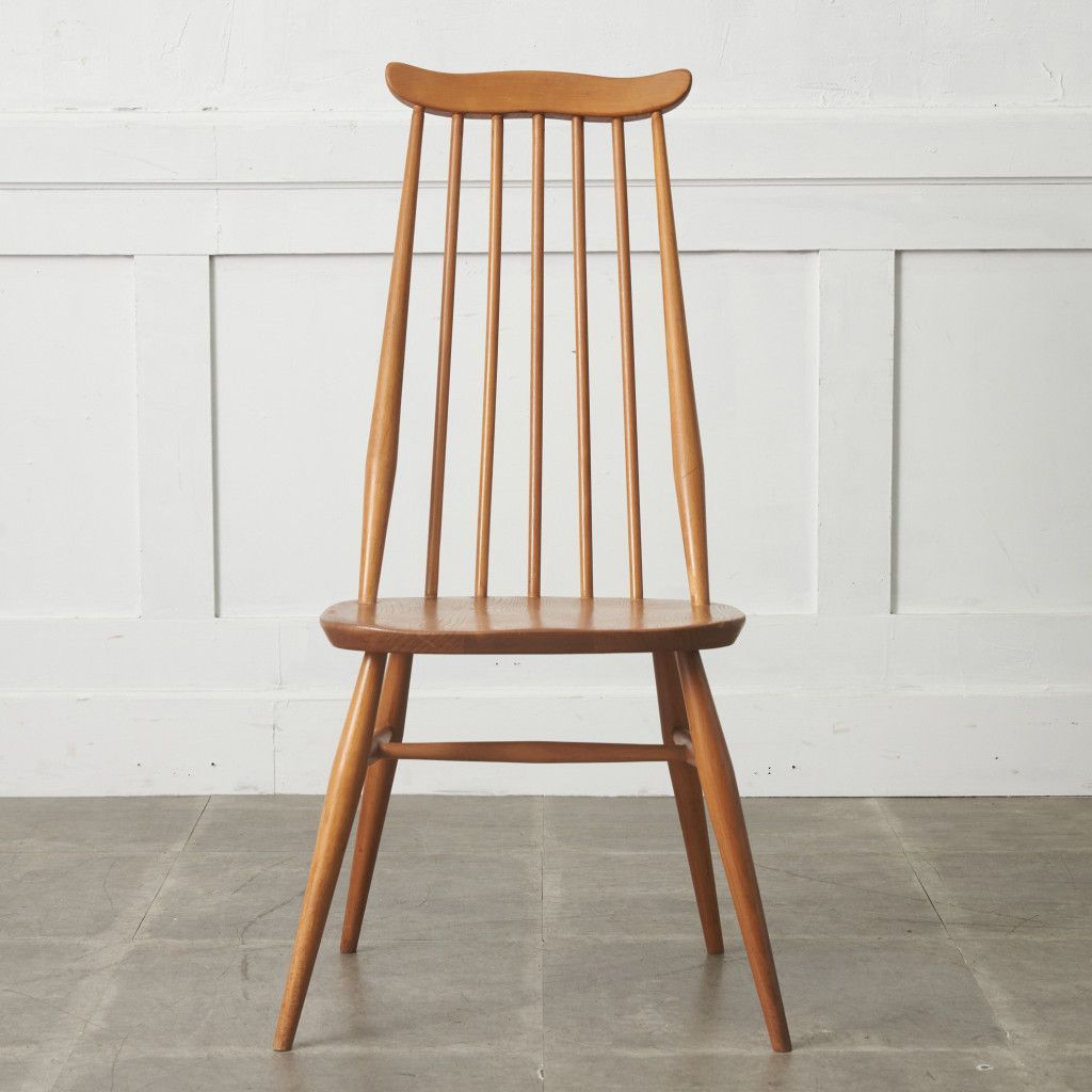 ERCOL ゴールドスミスチェア 英国 ヴィンテージ ダイニングチェア 椅子 ウィンザー チェア 木製 アーコール エルム ビンテージ 92678