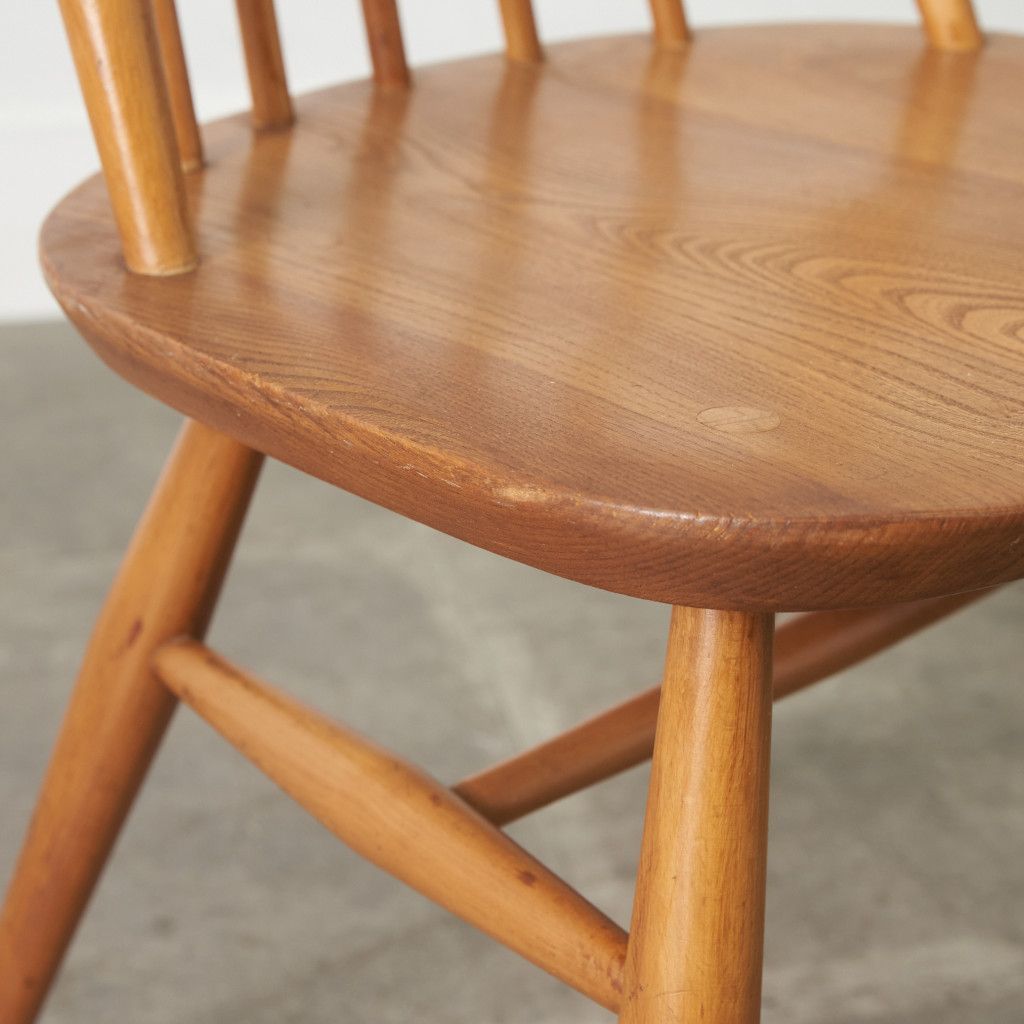 ERCOL ゴールドスミスチェア 英国 ヴィンテージ ダイニングチェア 椅子 ウィンザー チェア 木製 アーコール エルム ビンテージ 92678
