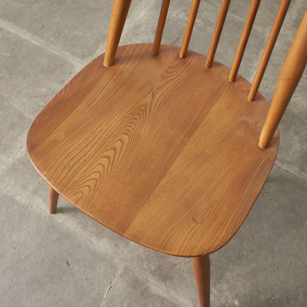 ERCOL ゴールドスミスチェア 英国 ヴィンテージ ダイニングチェア 椅子 ウィンザー チェア 木製 アーコール エルム ビンテージ 92678