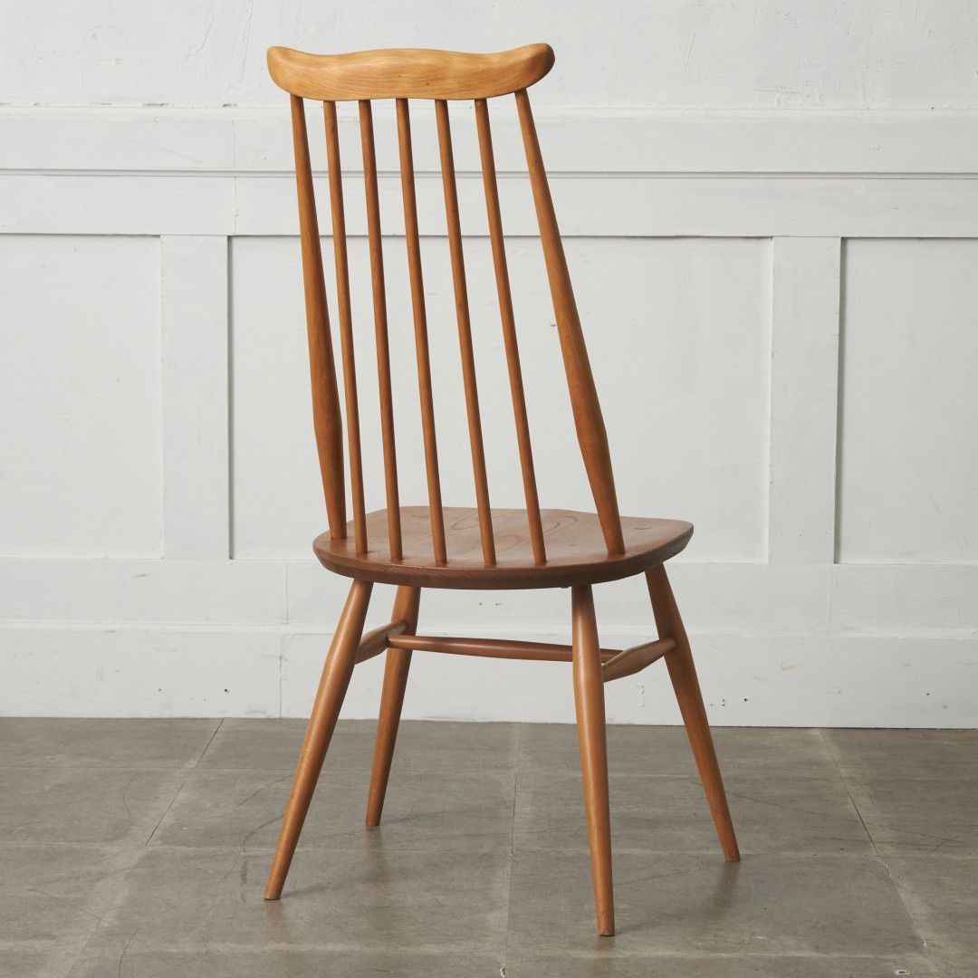 ERCOL ゴールドスミスチェア 英国 ヴィンテージ ダイニングチェア 椅子 ウィンザー チェア 木製 アーコール エルム ビンテージ 92679