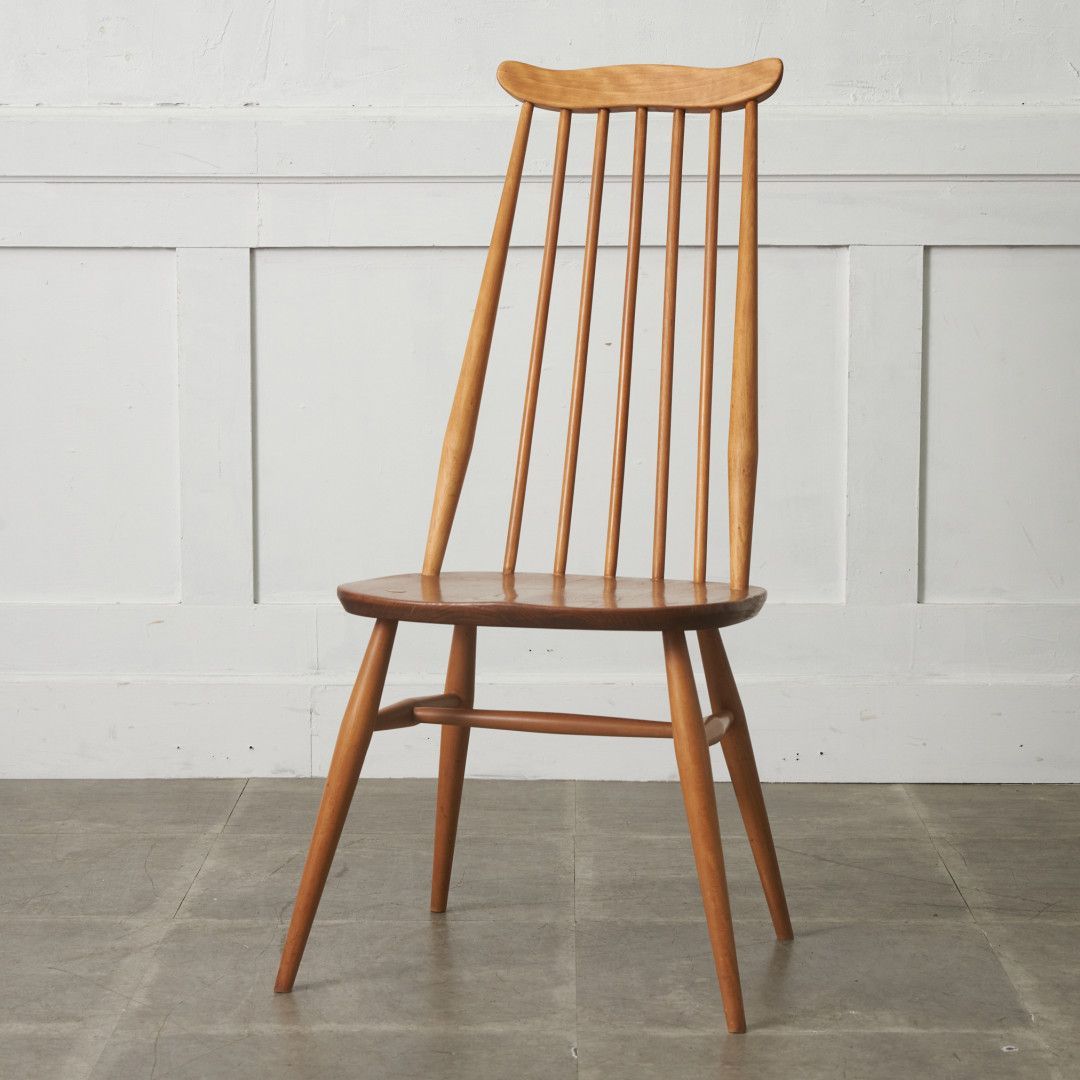ERCOL ゴールドスミスチェア 英国 ヴィンテージ ダイニングチェア 椅子 ウィンザー チェア 木製 アーコール エルム ビンテージ 92679