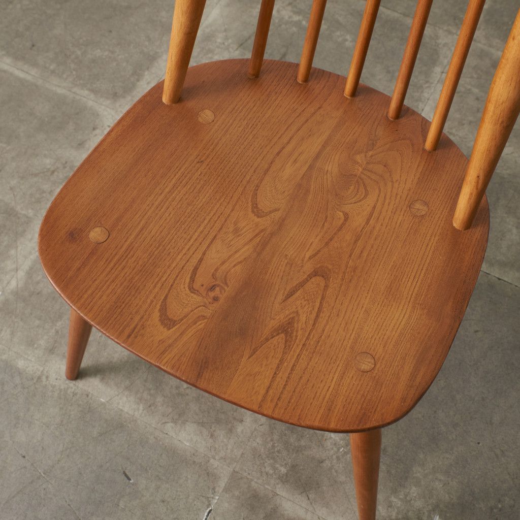 ERCOL ゴールドスミスチェア 英国 ヴィンテージ ダイニングチェア 椅子 ウィンザー チェア 木製 アーコール エルム ビンテージ 92679