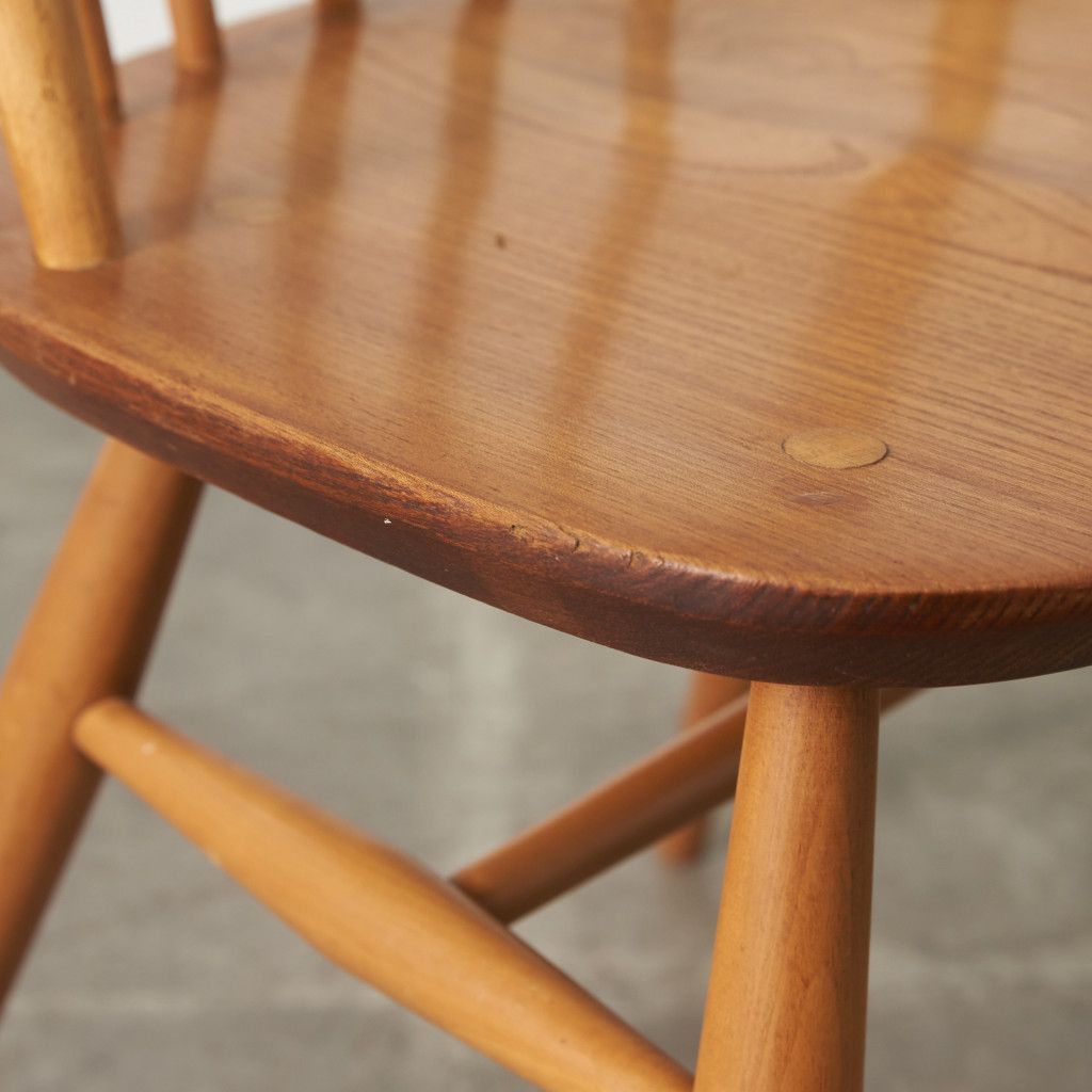 ERCOL ゴールドスミスチェア 英国 ヴィンテージ ダイニングチェア 椅子 ウィンザー チェア 木製 アーコール エルム ビンテージ 92679