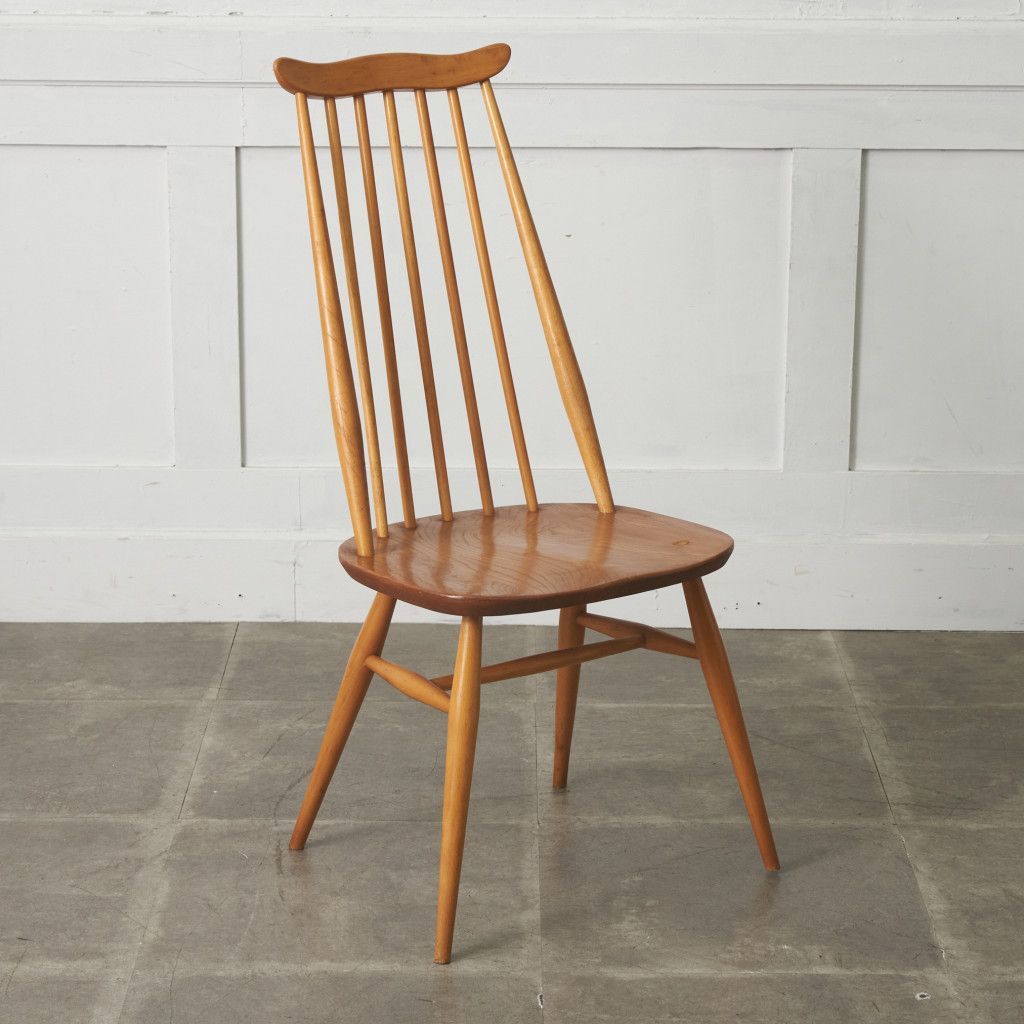 ERCOL ゴールドスミスチェア 英国 ヴィンテージ ダイニングチェア 椅子 ウィンザー チェア 木製 アーコール エルム ビンテージ 92681