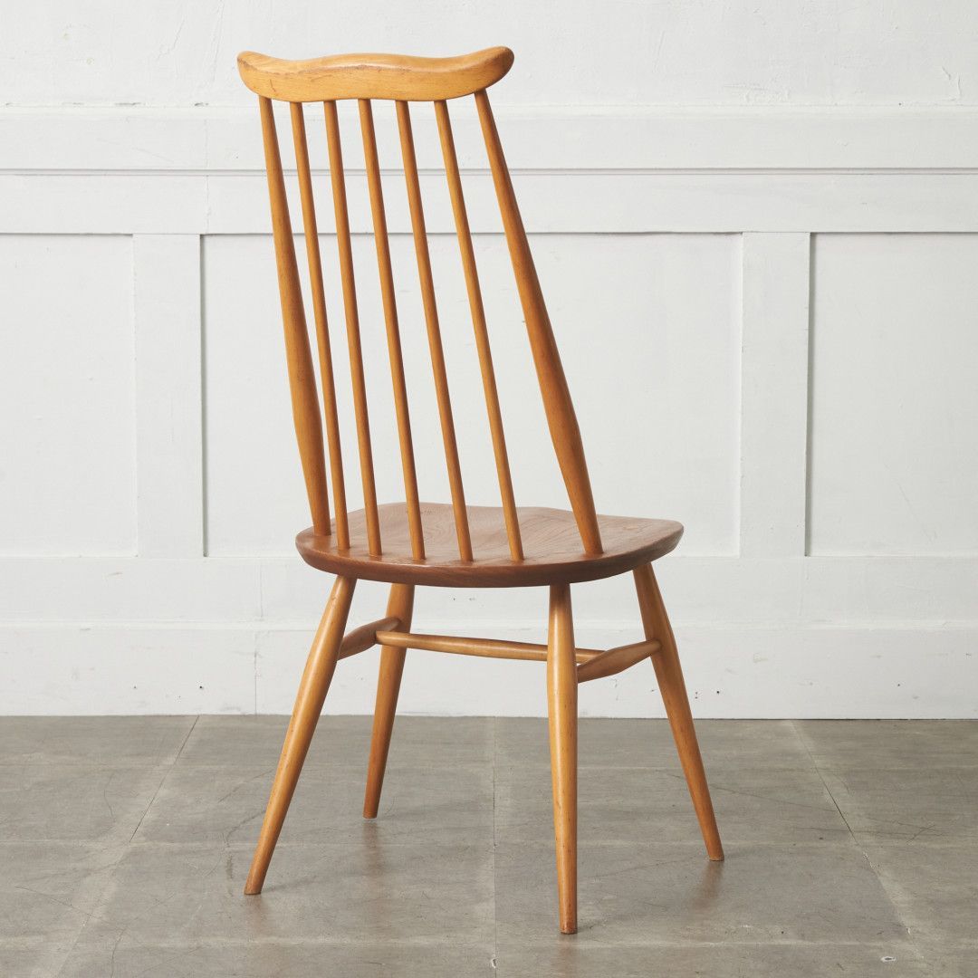 ERCOL ゴールドスミスチェア 英国 ヴィンテージ ダイニングチェア 椅子 ウィンザー チェア 木製 アーコール エルム ビンテージ 92681