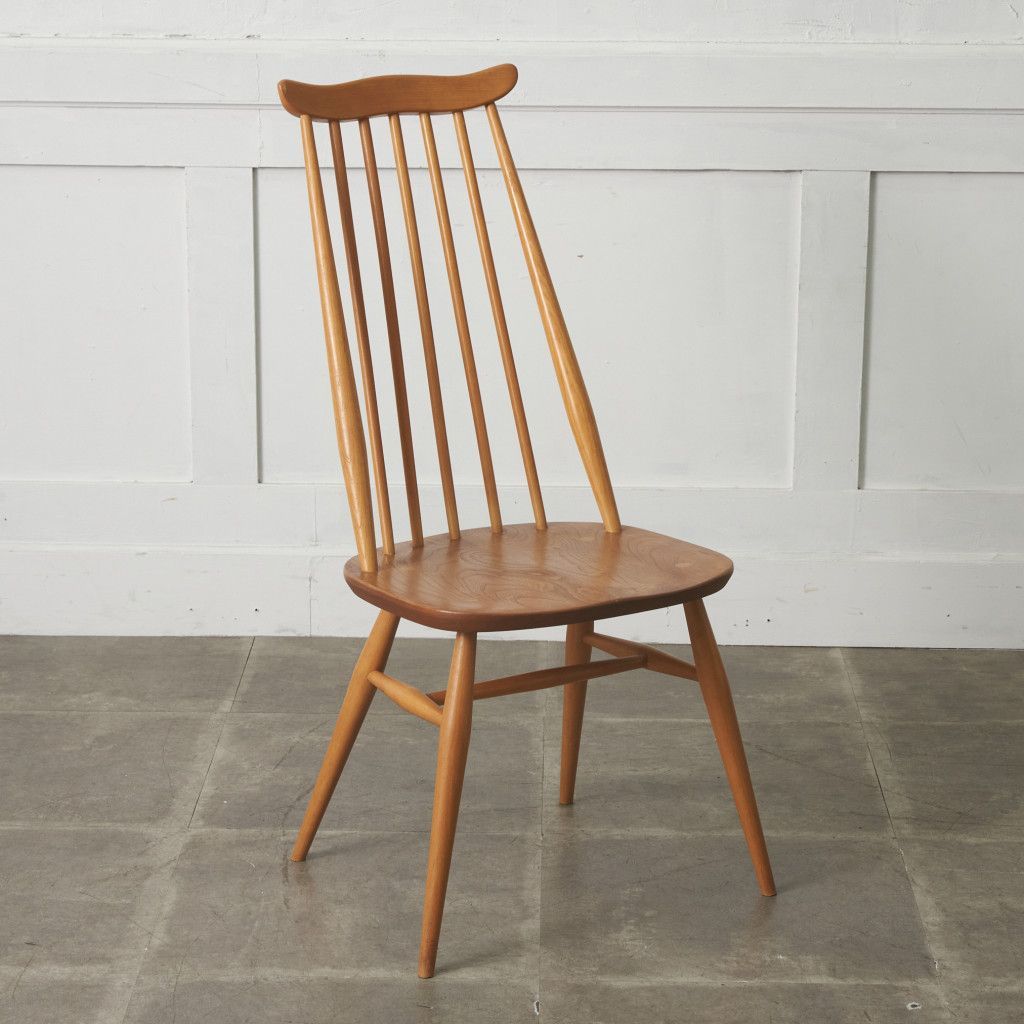 ERCOL ゴールドスミスチェア 英国 ヴィンテージ ダイニングチェア 椅子 ウィンザー チェア 木製 アーコール エルム ビンテージ 92682