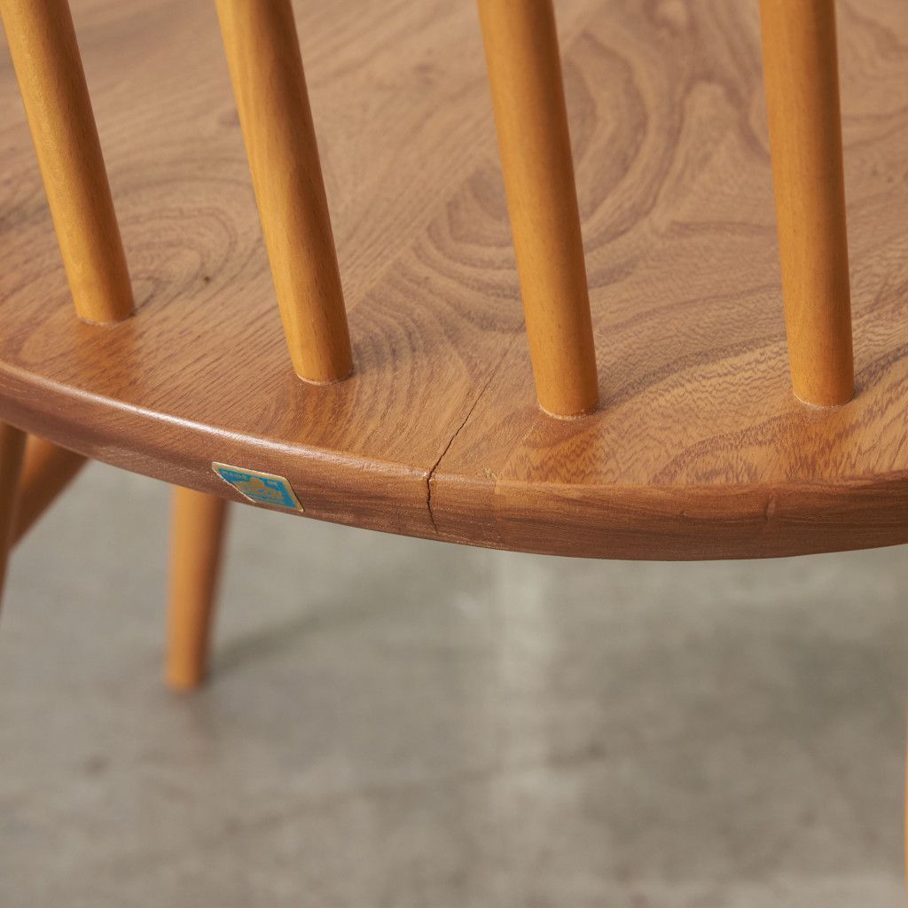 ERCOL ゴールドスミスチェア 英国 ヴィンテージ ダイニングチェア 椅子 ウィンザー チェア 木製 アーコール エルム ビンテージ 92682