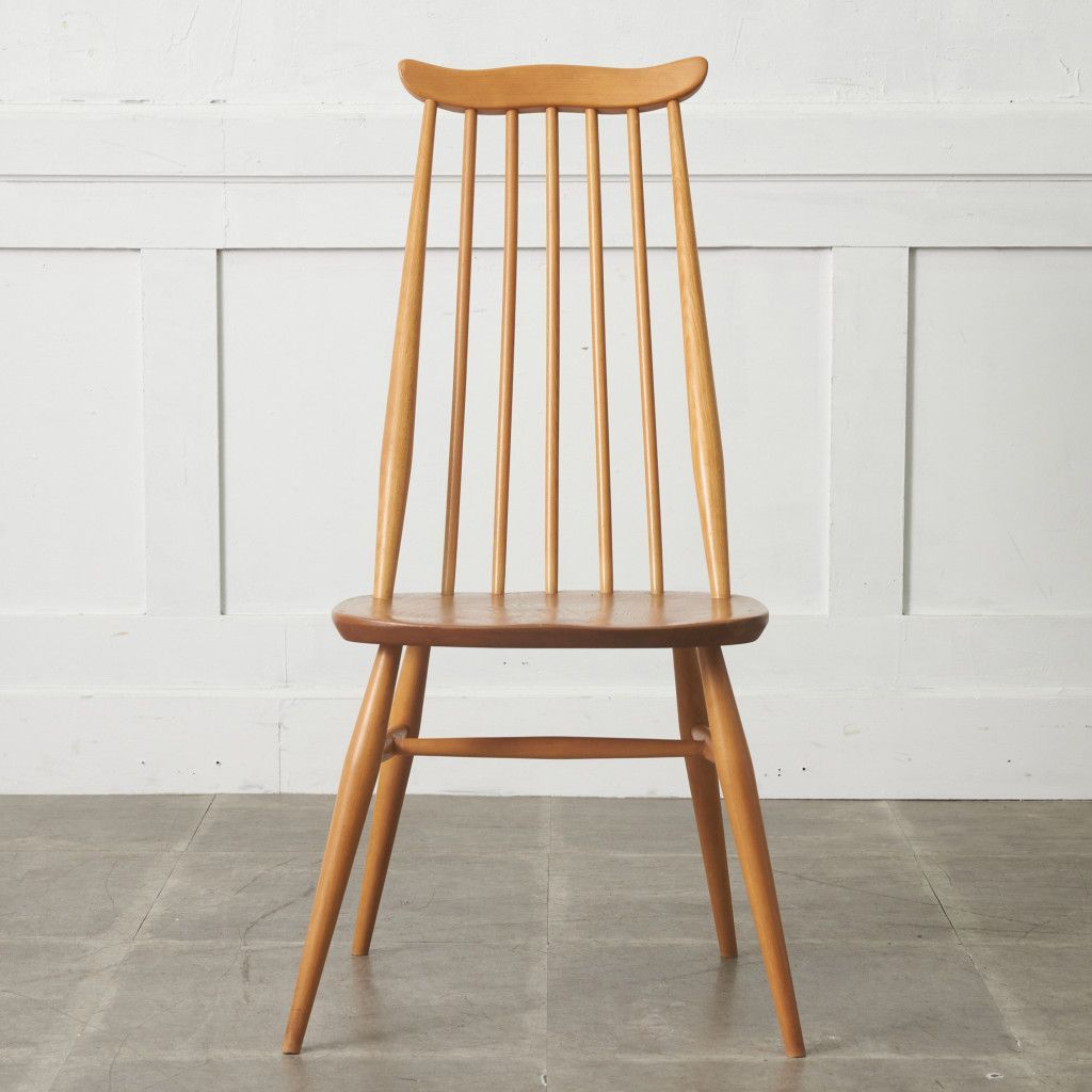 ERCOL ゴールドスミスチェア 英国 ヴィンテージ ダイニングチェア 椅子 ウィンザー チェア 木製 アーコール エルム ビンテージ 92682