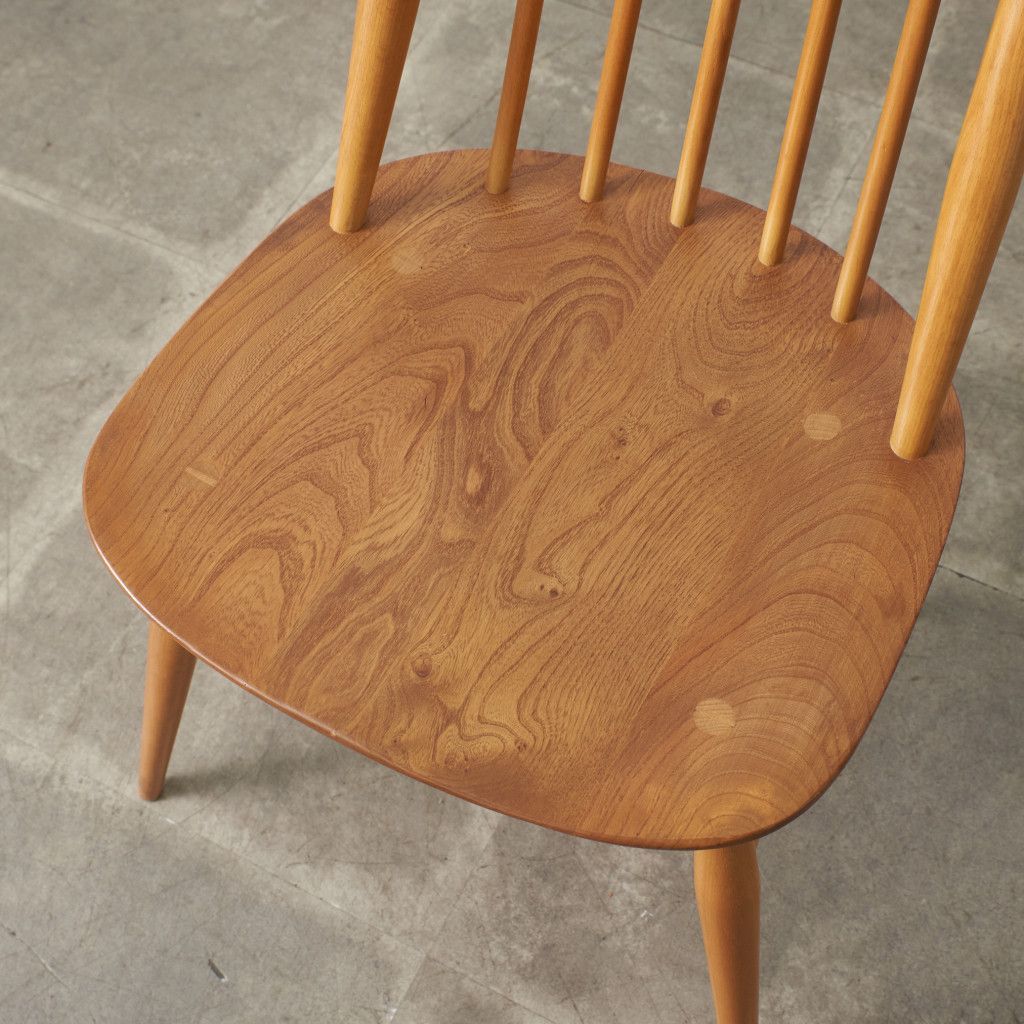 ERCOL ゴールドスミスチェア 英国 ヴィンテージ ダイニングチェア 椅子 ウィンザー チェア 木製 アーコール エルム ビンテージ 92682