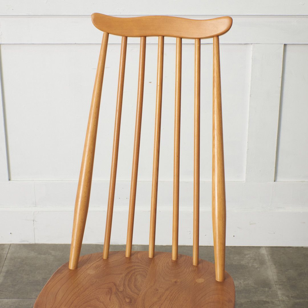 ERCOL ゴールドスミスチェア 英国 ヴィンテージ ダイニングチェア 椅子 ウィンザー チェア 木製 アーコール エルム ビンテージ 92682