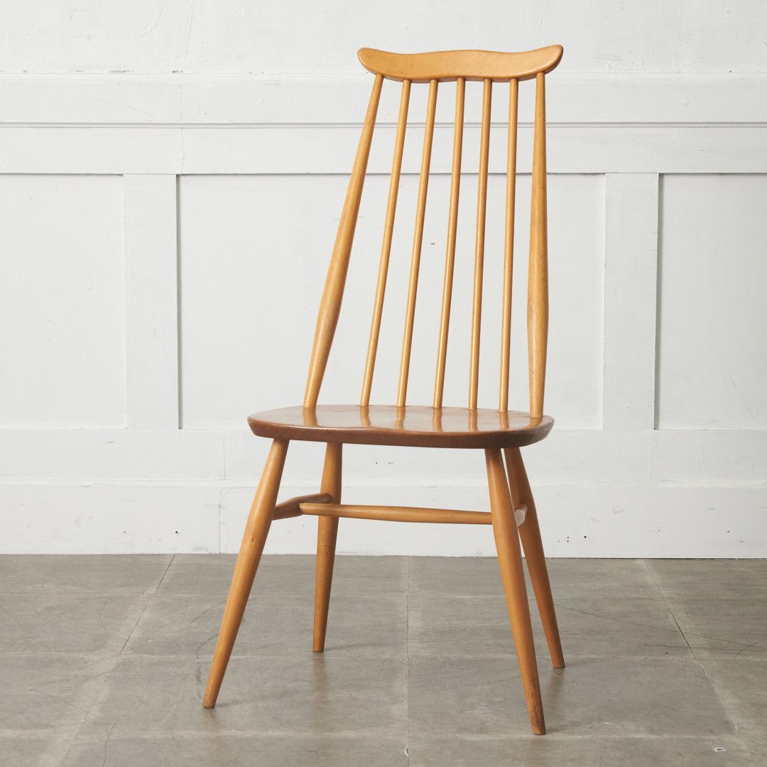 ERCOL ゴールドスミスチェア 英国 ヴィンテージ ダイニングチェア 椅子 ウィンザー チェア 木製 アーコール エルム ビンテージ 92683