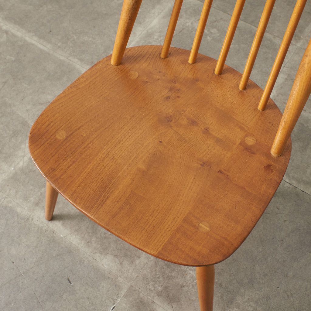 ERCOL ゴールドスミスチェア 英国 ヴィンテージ ダイニングチェア 椅子 ウィンザー チェア 木製 アーコール エルム ビンテージ 92683