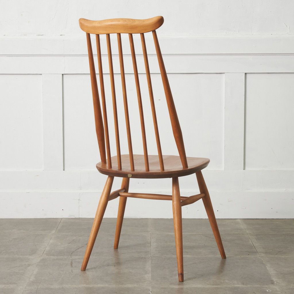 ERCOL ゴールドスミスチェア 英国 ヴィンテージ ダイニングチェア 椅子 ウィンザー チェア 木製 アーコール エルム ビンテージ 92686
