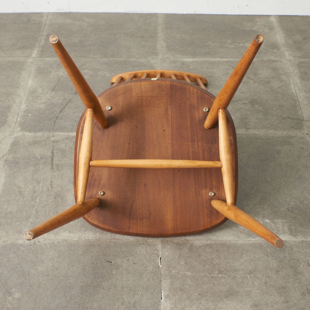 ERCOL ゴールドスミスチェア 英国 ヴィンテージ ダイニングチェア 椅子 ウィンザー チェア 木製 アーコール エルム ビンテージ 92686