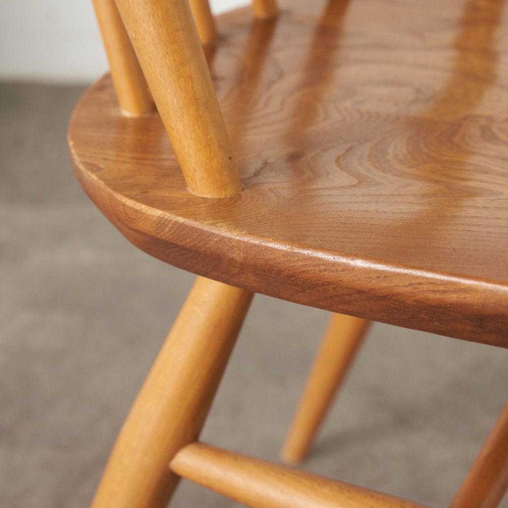 ERCOL ゴールドスミスチェア 英国 ヴィンテージ ダイニングチェア 椅子 ウィンザー チェア 木製 アーコール エルム ビンテージ 92687