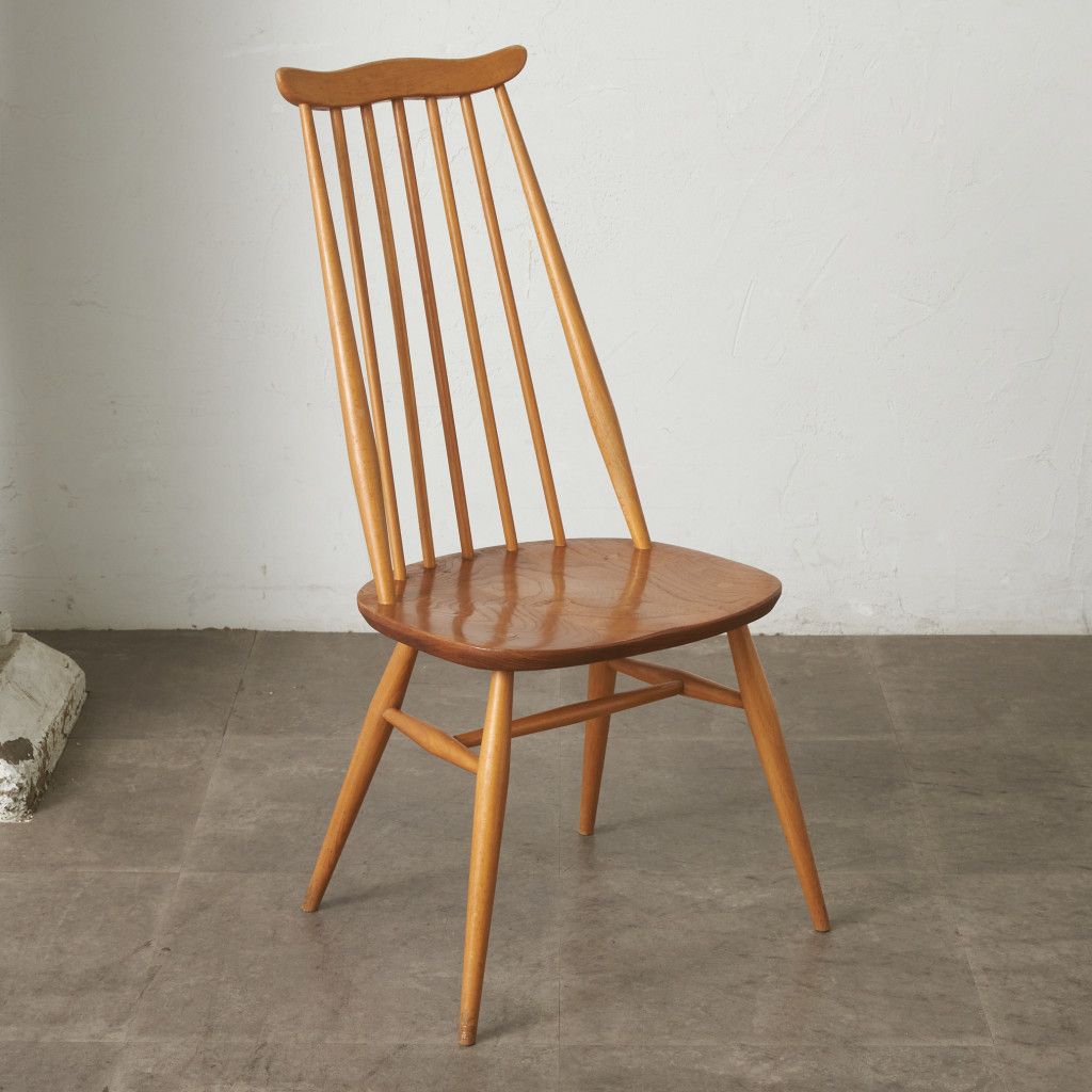 ERCOL ゴールドスミスチェア 英国 ヴィンテージ ダイニングチェア 椅子 ウィンザー チェア 木製 アーコール エルム ビンテージ 92687