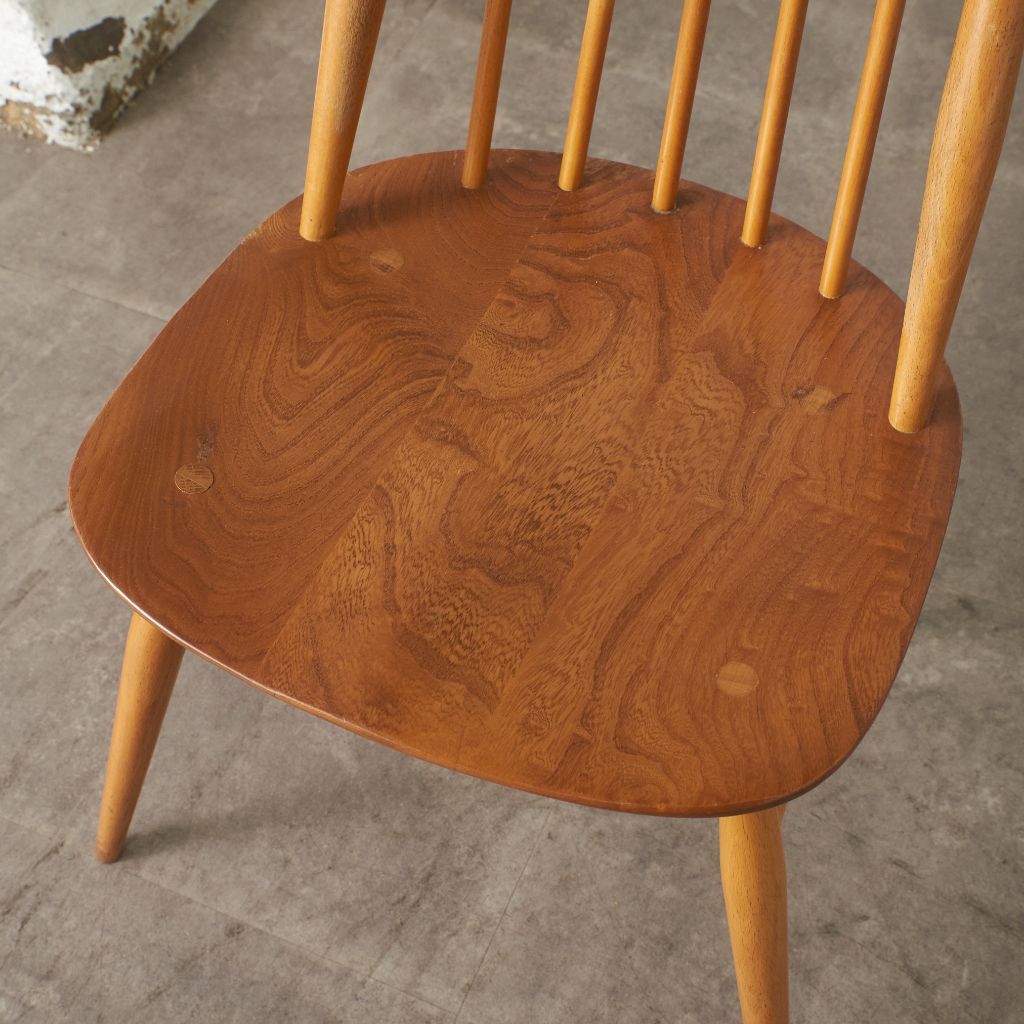 ERCOL ゴールドスミスチェア 英国 ヴィンテージ ダイニングチェア 椅子 ウィンザー チェア 木製 アーコール エルム ビンテージ 92687