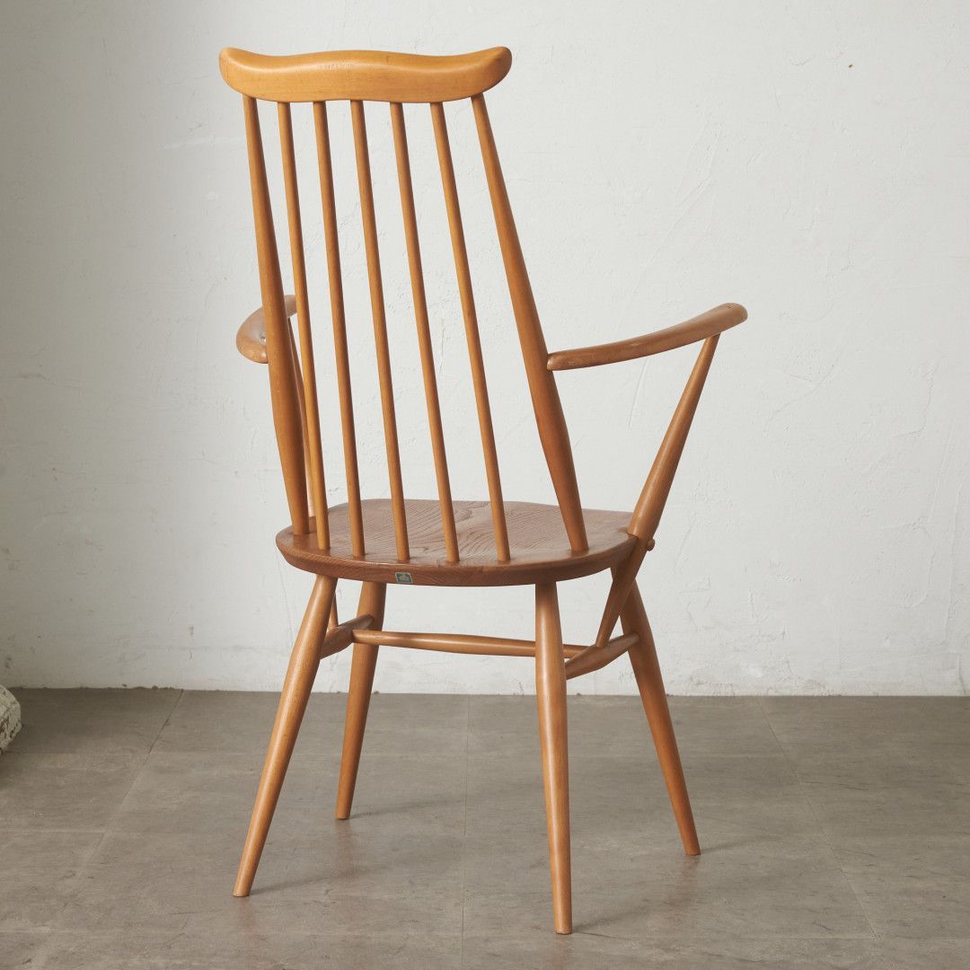 ERCOL ゴールドスミスチェア 英国 ヴィンテージ アームチェア ダイニングチェア ウィンザーチェア 椅子 イギリス アーコール 92691