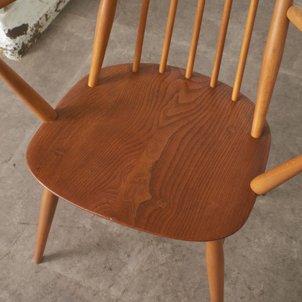 ERCOL ゴールドスミスチェア 英国 ヴィンテージ アームチェア ダイニングチェア ウィンザーチェア 椅子 イギリス アーコール 92691