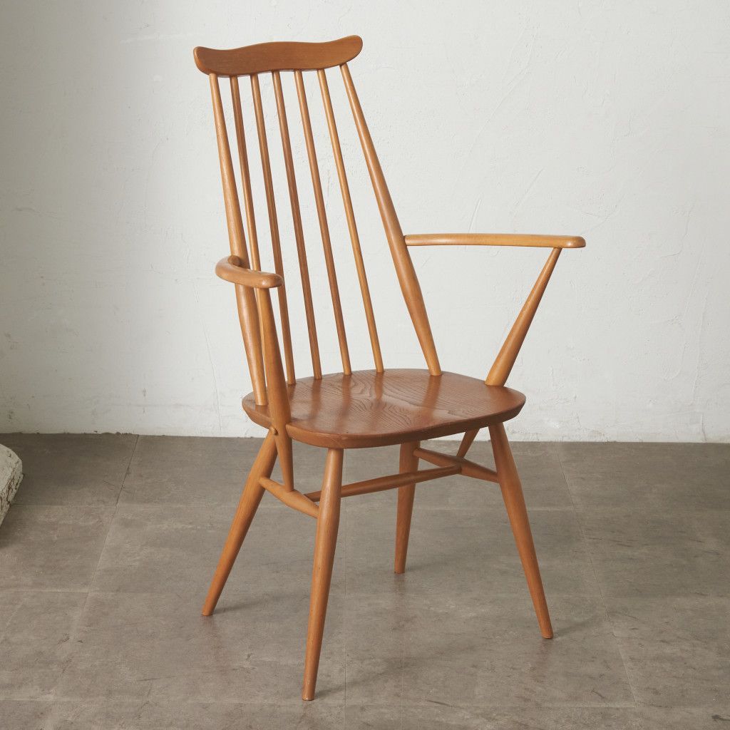 ERCOL ゴールドスミスチェア 英国 ヴィンテージ アームチェア ダイニングチェア ウィンザーチェア 椅子 イギリス アーコール 92691