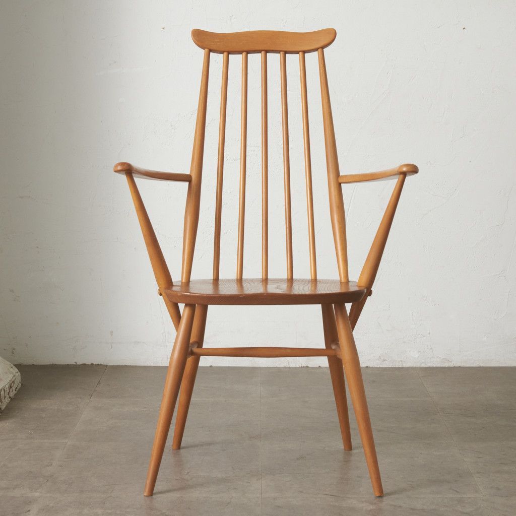ERCOL ゴールドスミスチェア 英国 ヴィンテージ アームチェア ダイニングチェア ウィンザーチェア 椅子 イギリス アーコール 92691