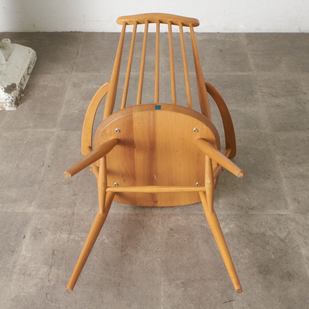 ERCOL ゴールドスミスチェア 英国 ヴィンテージ アームチェア ダイニングチェア ウィンザーチェア 椅子 イギリス アーコール 92692