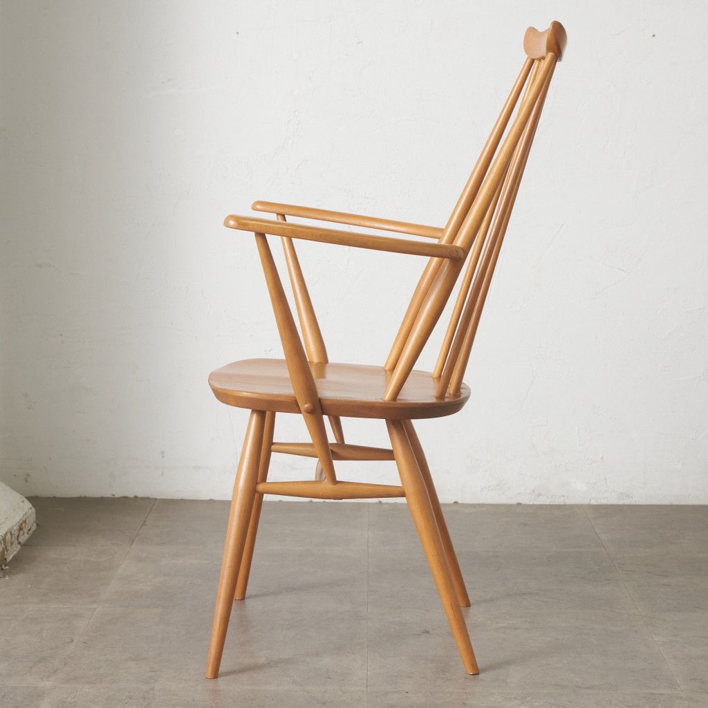 ERCOL ゴールドスミスチェア 英国 ヴィンテージ アームチェア ダイニングチェア ウィンザーチェア 椅子 イギリス アーコール 92692