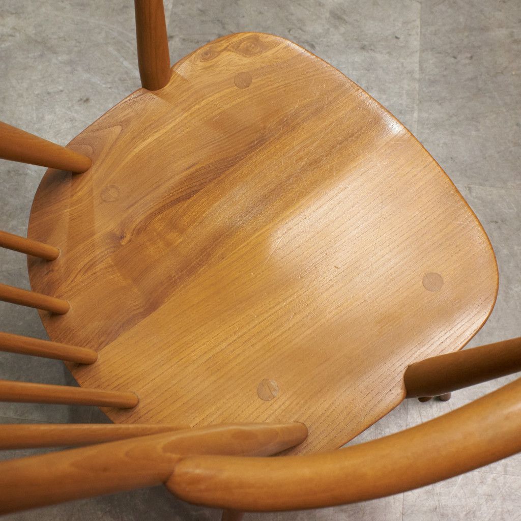 ERCOL ゴールドスミスチェア 英国 ヴィンテージ アームチェア ダイニングチェア ウィンザーチェア 椅子 イギリス アーコール 92692
